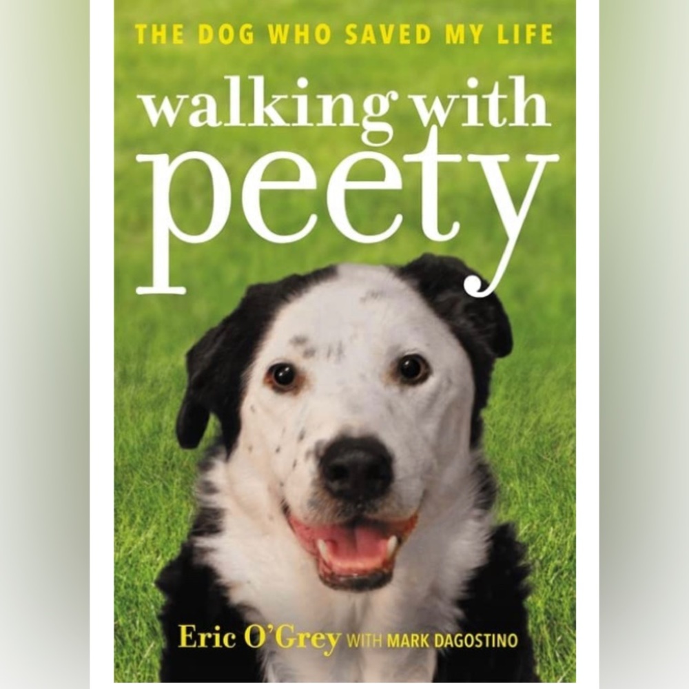 Signed copy! 🆕 Walking with Peety hardcover signed by author and 🐶